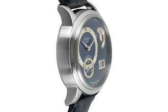 Thumbnail von Glashütte Original PanoMaticLunar Steel Automatic Men's Watch Ref 1-90-02-05-02-04 B&P 2007