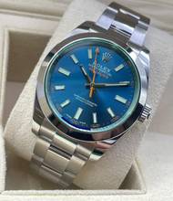 Thumbnail von Rolex Milgauss Blue 116400GV Top Condition Full Set with Box&Papers 2022 Discontinued