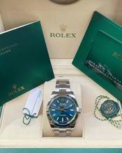 Thumbnail von Rolex Milgauss Blue 116400GV Top Condition Full Set with Box&Papers 2022 Discontinued