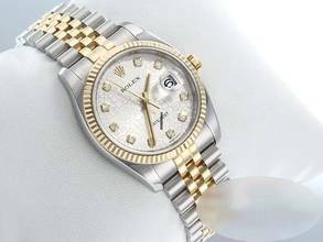 Thumbnail von Rolex Datejust 36 36mm 116233 2018 Diamanten Stahl Gelbgold 750 Automatik Stainless Steel 18kt Yellow Gold Jubilé-band Chronometer