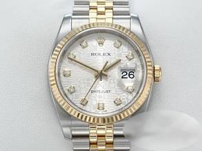 Thumbnail von Rolex Datejust 36 36mm 116233 2018 Diamanten Stahl Gelbgold 750 Automatik Stainless Steel 18kt Yellow Gold Jubilé-band Chronometer