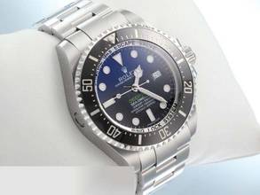 Thumbnail von Rolex Sea-Dweller Deepsea Deep Blue Stahl 116660 2017 Lc100 Automatik Taucheruhr Stainless Steel Oyster-band Chronometer