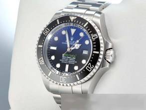 Thumbnail von Rolex Sea-Dweller Deepsea Deep Blue Stahl 116660 2017 Lc100 Automatik Taucheruhr Stainless Steel Oyster-band Chronometer