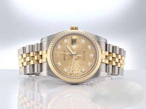 Thumbnail von Rolex Datejust 36 36mm 116233 2011 Diamanten Stahl Gelbgold 750 Automatik Stainless Steel 18kt Yellow Gold Jubilé-band Chronometer Oyster