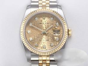 Thumbnail von Rolex Datejust 36 36mm 116233 2011 Diamanten Stahl Gelbgold 750 Automatik Stainless Steel 18kt Yellow Gold Jubilé-band Chronometer Oyster