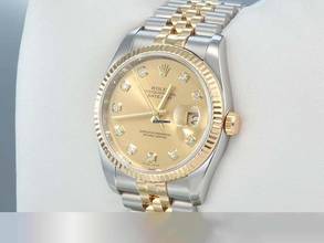 Thumbnail von Rolex Datejust 36 36mm 116233 2012 Diamanten Stahl Gelbgold 750 Automatik Stainless Steel 18kt Yellow Gold Jubilé-band Chronometer Oyster