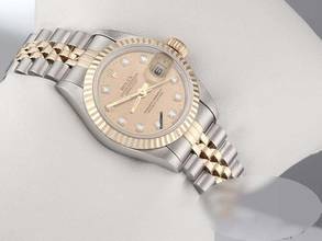 Thumbnail von Rolex Lady-Datejust Edelstahl Gelbgold 750 Diamanten 1997 Automatik Gold Stainless Steel 18kt Yellow Gold Jubilé-band Chronometer Oyster