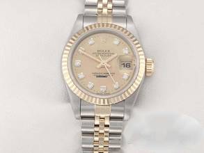 Thumbnail von Rolex Lady-Datejust Edelstahl Gelbgold 750 Diamanten 1997 Automatik Gold Stainless Steel 18kt Yellow Gold Jubilé-band Chronometer Oyster