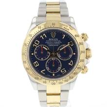  Rolex Daytona Steel/Gold Blue Racing Dial 