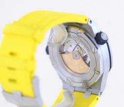 Thumbnail von Audemars Piguet Royal Oak Offshore Diver Blue Dial Yellos Rubber Summer B+P