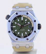 Thumbnail von Audemars Piguet Royal Oak Offshore Diver green Dial Khaki B+P