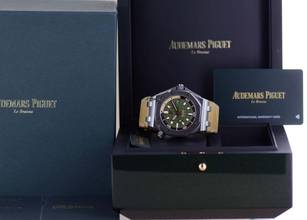  Audemars Piguet Royal Oak Offshore Diver green Dial Khaki B+P 