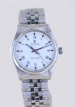 Thumbnail von Rolex Oyster Perpetual 34 Vintage Jubiléband White dial Chronometer 1975 B+P rar