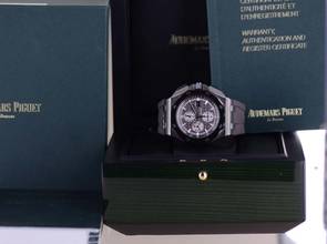 Thumbnail von Audemars Piguet Royal Oak Offshore Chronograph 44mm Chronograph grey Titan Glasboden B+P