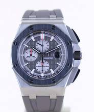 Thumbnail von Audemars Piguet Royal Oak Offshore Chronograph 44mm Chronograph grey Titan Glasboden B+P