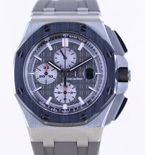 Thumbnail von Audemars Piguet Royal Oak Offshore Chronograph 44mm Chronograph grey Titan Glasboden B+P