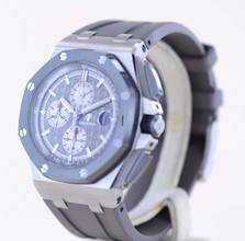 Thumbnail von Audemars Piguet Royal Oak Offshore Chronograph 44mm Chronograph grey Titan Glasboden B+P
