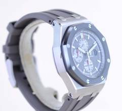 Thumbnail von Audemars Piguet Royal Oak Offshore Chronograph 44mm Chronograph grey Titan Glasboden B+P