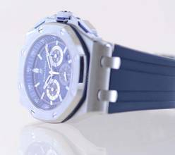 Thumbnail von Audemars Piguet Royal Oak Offshore Chronograph 42mm Chronograph blue Titan Sportler B+P