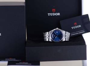 Thumbnail von Tudor Royal Day-Date Stahl Blue roman dial Klassiker 41mm B+P