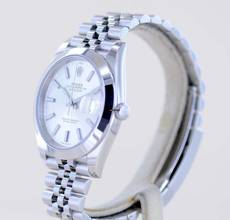 Thumbnail von Rolex Datejust 41 Silber Dial B+P 126300 Jubiléband Top Klassiker