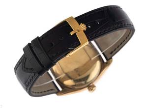 Thumbnail von Rolex Oyster Perpetual Bubble Back Ref.3131 1946 original Box sehr gut Vintage Oyster Perpetual Bubble Back Chronometer 14kt Gelbgold