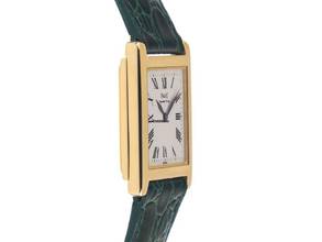 Thumbnail von Piaget Tank Ref.70800 1988 original Box sehr gut Vintage Tank 18kt Gelbgold 28g