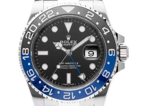  Rolex GMT-Master II Batman Ref.116710BLNR 2014 LC 100 Full Set wie Neu Vintage GMT Master II Batman 