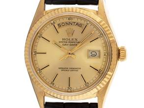  Rolex Day-Date 36 18kt Gelbgold Ref.1803 1976 Box&Beschreibung sehr gut Vintage Day-Date 18kt Gelbgold open 6/9 