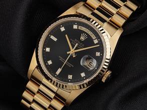 Thumbnail von Rolex Day-Date 36 Ref.18238 1990 Full Set wie Neu Vintage Day-Date 18kt Gelbgold Diamanten 123g
