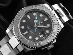 Thumbnail von Rolex Yacht-Master 37 Medium Ref.268622 2023 Full Set wie Neu Yacht-Master Medium Stahl 950 Platin Rhodium