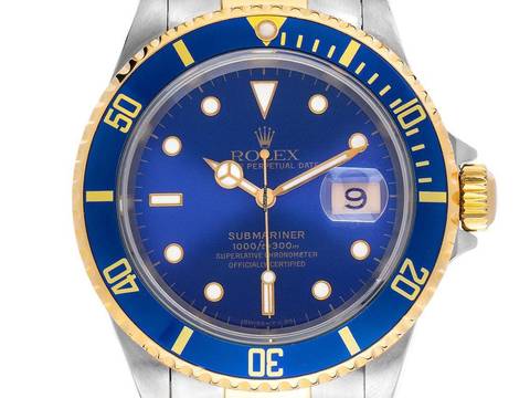  Rolex Submariner Date Ref.16613 Bj.1991 Full Set sehr gut Vintage Submariner Date 