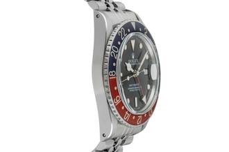 Thumbnail von Rolex GMT-Master Pepsi Stahl Automatik Herrenuhr Ref. 16750 Vintage Klassiker