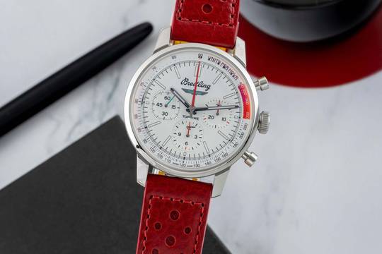  Breitling Top Time B01 Ford Thunderbird Stahl Ref. AB01766A1A1X1 B&P NP 7250 