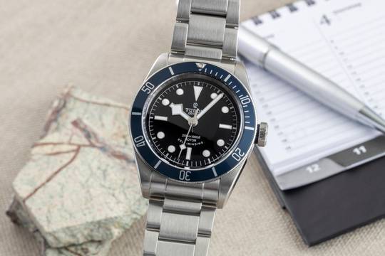  Tudor Black Bay Heritage Black Bay Blue Edelstahl Automatik 79220B B&P 2016 