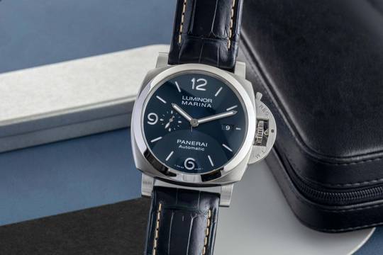 Panerai Luminor Marina Automatic Stahl Automatik Ref. PAM01313 B&P 2023 