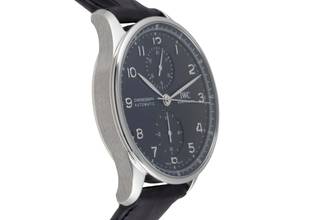 Thumbnail von IWC Portugieser Chronograph Automatik Stahl Ref. IW371609 Papiere