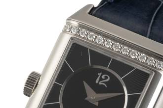 Thumbnail von Jaeger-LeCoultre Reverso Lady Stahl Handaufzug Damenuhr Ref. Q2668432 211.8.44