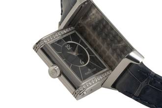 Thumbnail von Jaeger-LeCoultre Reverso Lady Stahl Handaufzug Damenuhr Ref. Q2668432 211.8.44