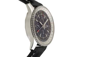 Thumbnail von Breitling Navitimer World GMT Chronograph Edelstahl Automatik Ref. A24322