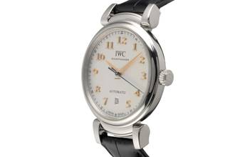 Thumbnail von IWC Da Vinci Automatic Edelstahl Automatik Silver Dial Herrenuhr Ref. IW356601 Papiere