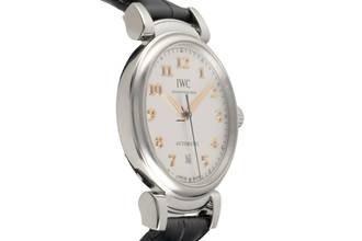 Thumbnail von IWC Da Vinci Automatic Edelstahl Automatik Silver Dial Herrenuhr Ref. IW356601 Papiere