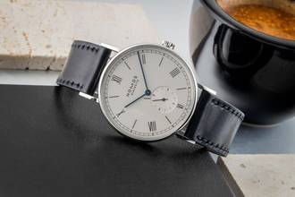 Thumbnail von NOMOS Ludwig 38 Edelstahl Handaufzug Herrenuhr Ref. 235 B&P 2021