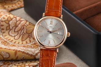 Thumbnail von IWC Portofino Automatic 18k (0,750) Roségold Diamanten Automatik Ref IW458105 Papiere 2016