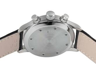 Thumbnail von IWC Fliegeruhr Chronograph Pilot Chronograph Edelstahl Mechaquartz Herrenuhr Edelstahl Ref. IW374101