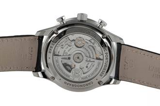 Thumbnail von IWC Portugieser Chronograph Green Dial Stahl Automatik Herrenuhr IW371615
