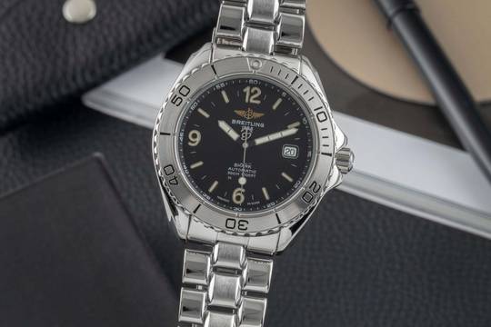 Breitling Shark Professional Stahl Automatik Herrenuhr Ref. A17605 