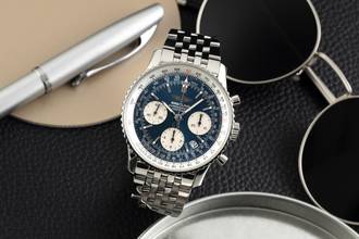 Thumbnail von Breitling Navitimer Chronograph Blue Dial Herrenuhr Automatik Ref. A23322