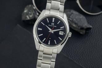Thumbnail von Grand Seiko Heritage Collection Stahl Quarz Herrenuhr SBGP007 Limited B&P 2023