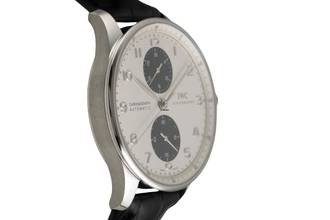 Thumbnail von IWC Portugieser Chronograph Panda Dial Chronograph Stahl Automatik Herrenuhr Ref. IW371411